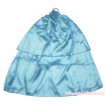 Frozen Princess Elsa Light Blue Girl Satin Shawl Coat SH67